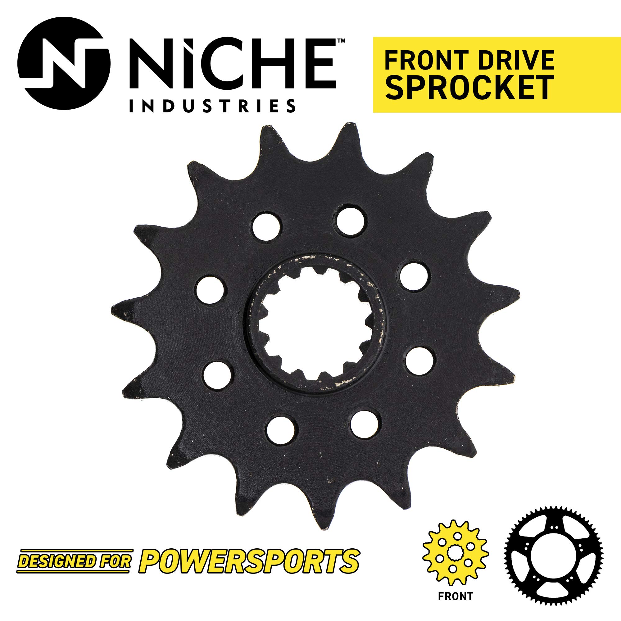 Amazon.com: NICHE Front 428 Pitch 15T Rear 44T Sprocket Kit for